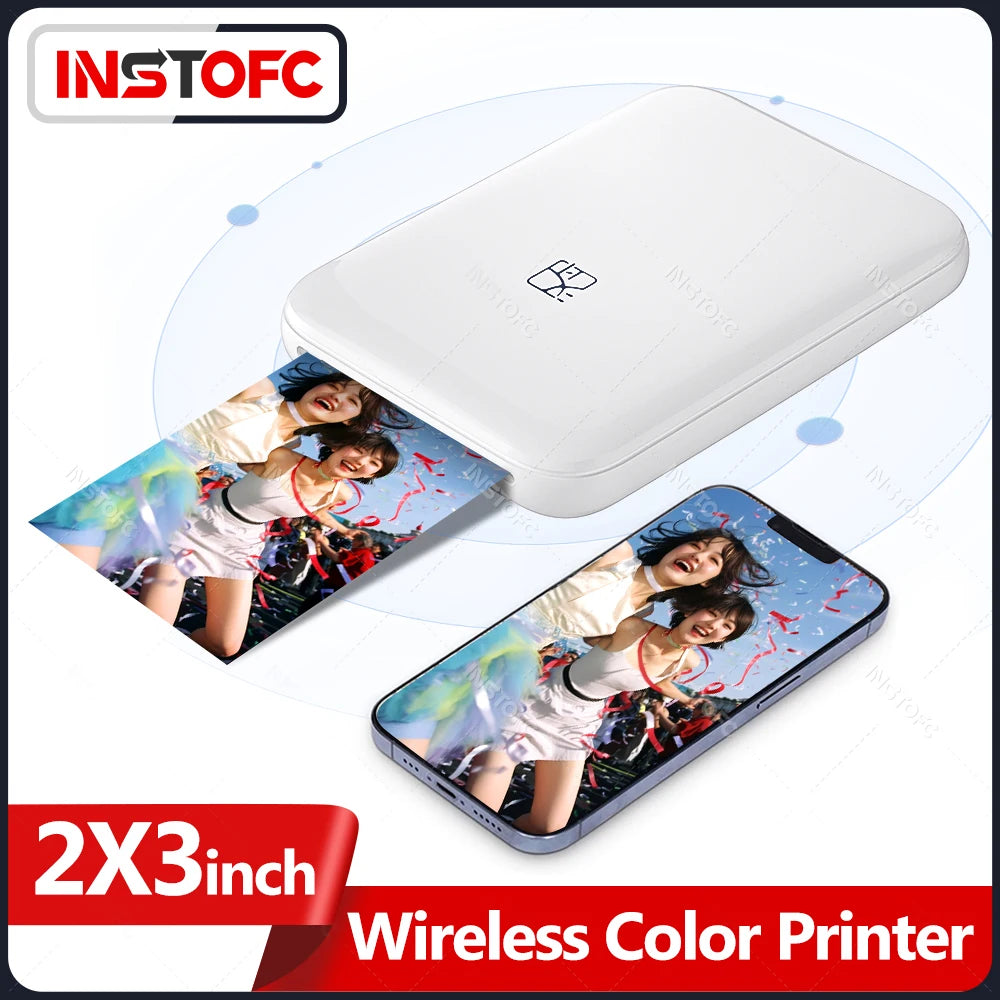 MT53 Portable Color Photo Wifi Printer