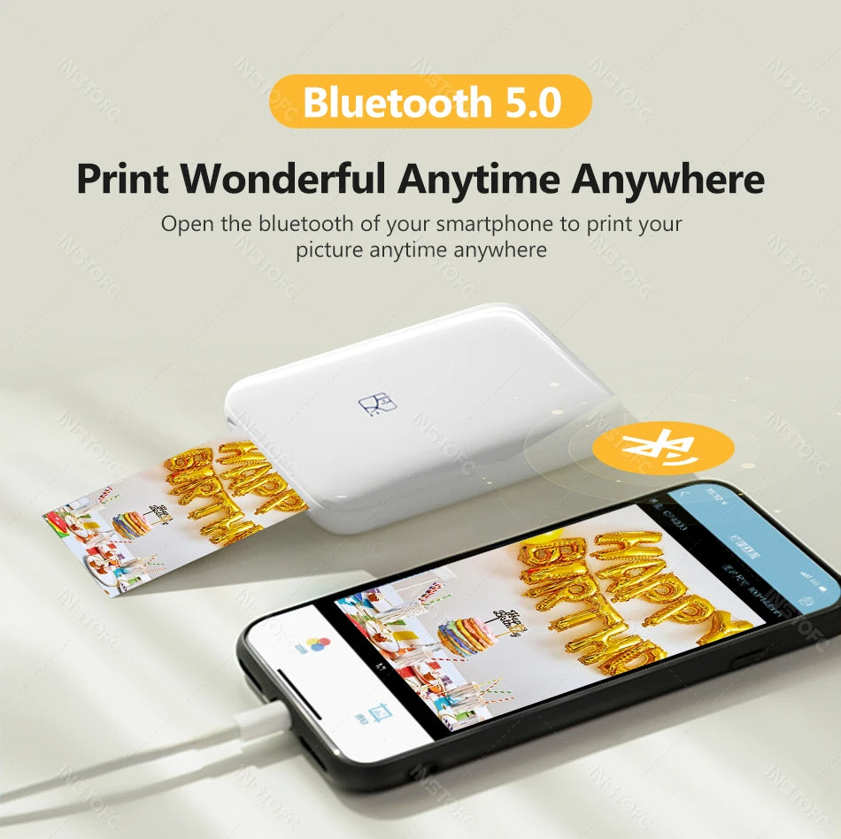 MT53 Portable Color Photo Wifi Printer